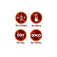 Berg Oat N Energy Bites - Non-GMO, Gluten Free, Dairy Free, Soy Free and Vegan - Clean Energy Snack - 1.5oz, Pack of 8 (Peanut