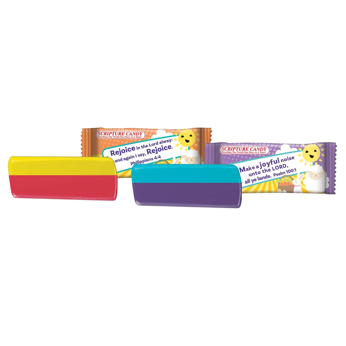 Scripture Candy, Easter Fruit Joy Bars, 70 Count