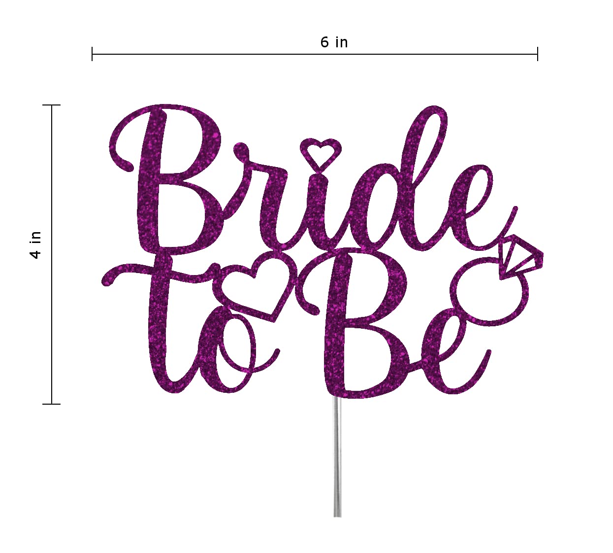 Bride To Be Cake Topper, Engagement Party Decorations Ideas, Bridal Shower, Bachelorette, Premium Quality Decoration, Sturdy Dou