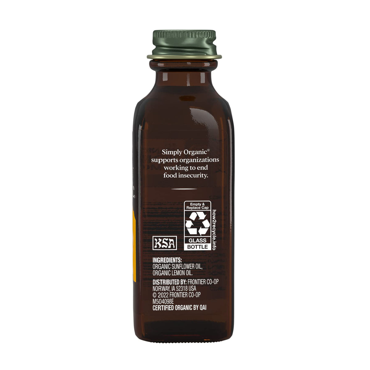 Simply Organic Lemon Flavor, Certified Organic | 2 oz | Pack of 6