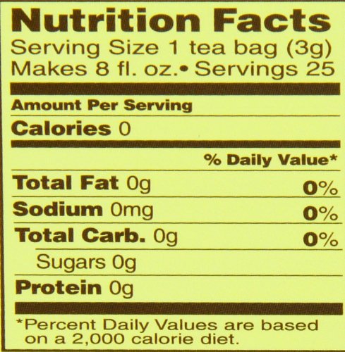 Celestial Seasonings Herbal Tea, Mandarin Orange Spice, 25 Count (Pack Of 6)