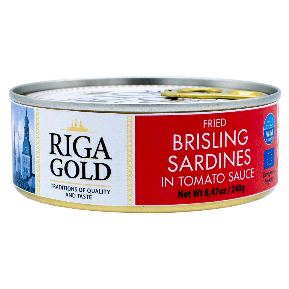 MW Polar Fried Brisling Sardines In Tomato Sauce, 8.47 Oz (Pack of 1)