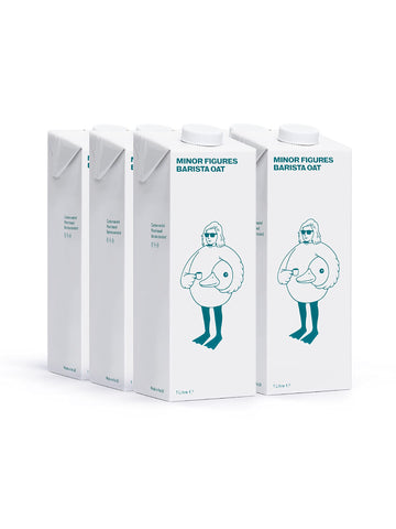 Minor Figures - Oat Milk - Standard - Barista Standard - 32 Oz - 1 Pack - Non Gmo - Plant Based - Vegan - Dairy Free - Shelf Sta