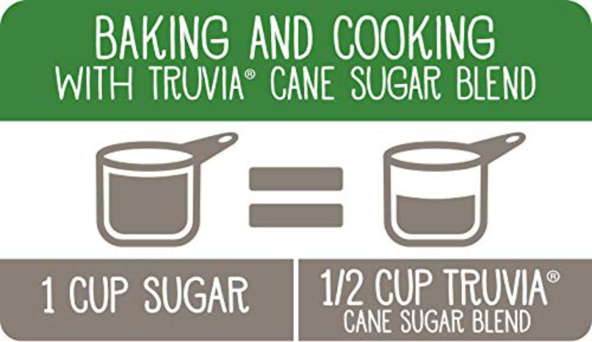 Truvia Sweetener Baking Blend, Now Called ''Cane Sugar Blend'' 2 Pack, 1.5 Lbs Each
