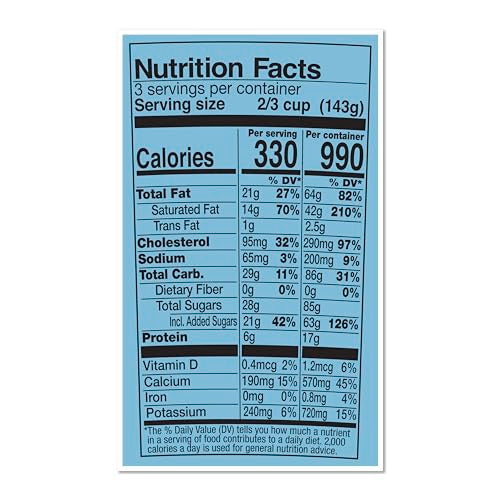 Ben & Jerrys Vanilla Ice Cream Pint Non-GMO 16 oz