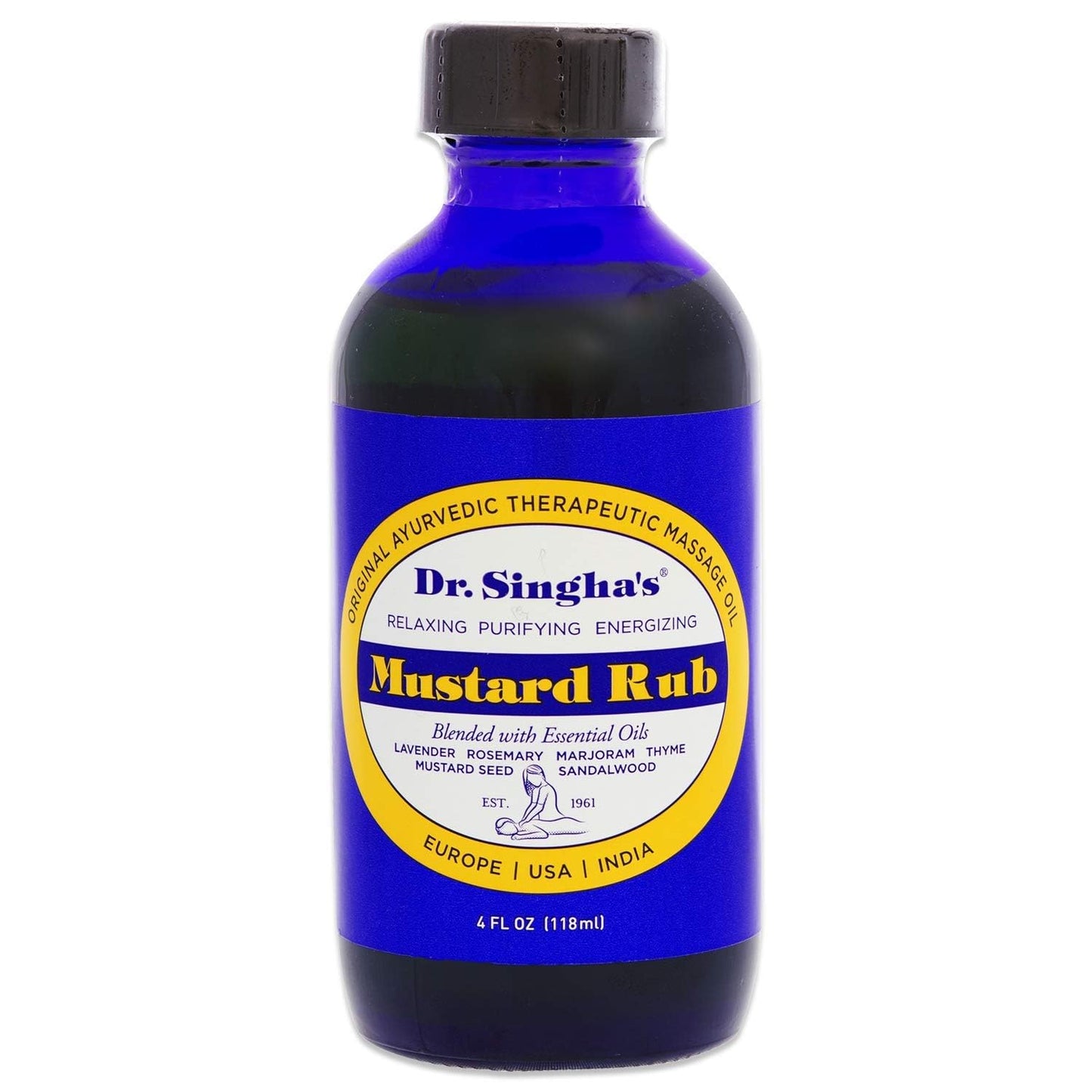 Dr. Singha'S Mustard Bath Mustard Rub 4 Oz