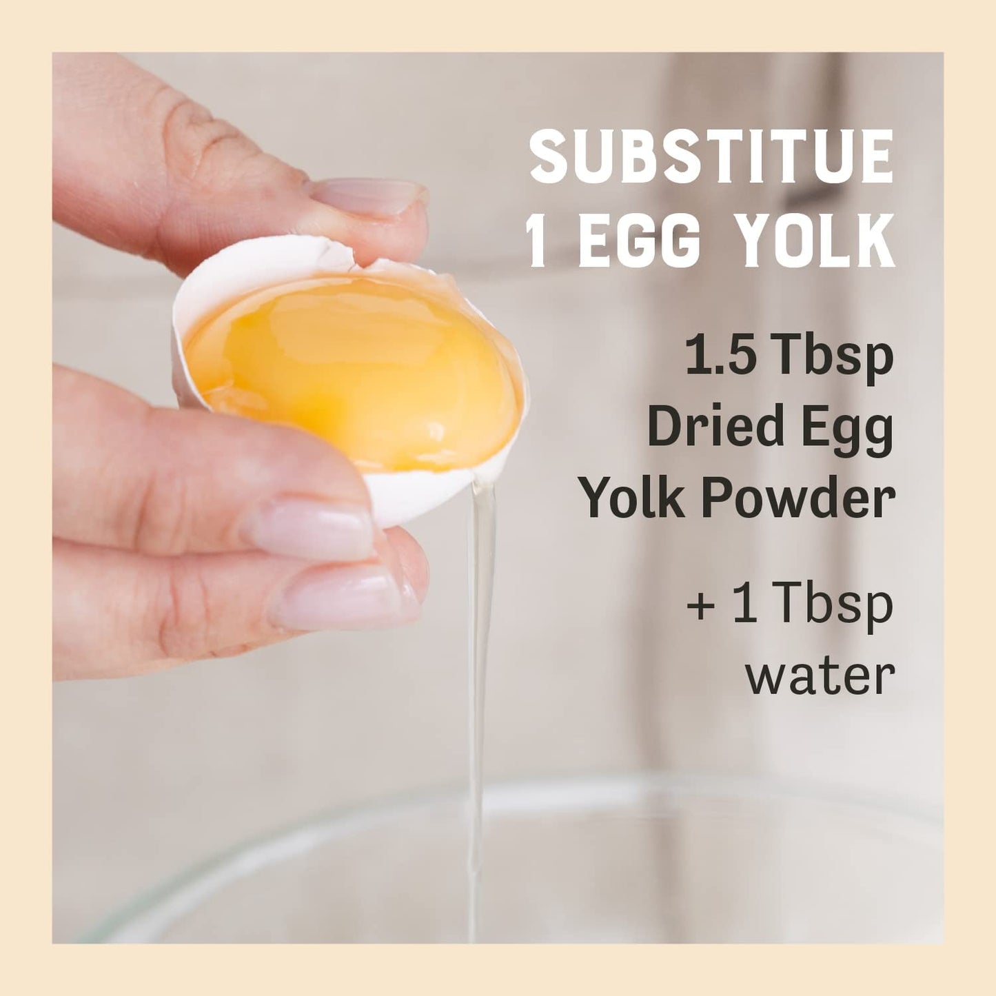 Judee s Gluten Free Dried Egg Yolk Powder - Egg Substitute for Baking & Cooking - Protein Powder for Smoothies & Sauces - Glute