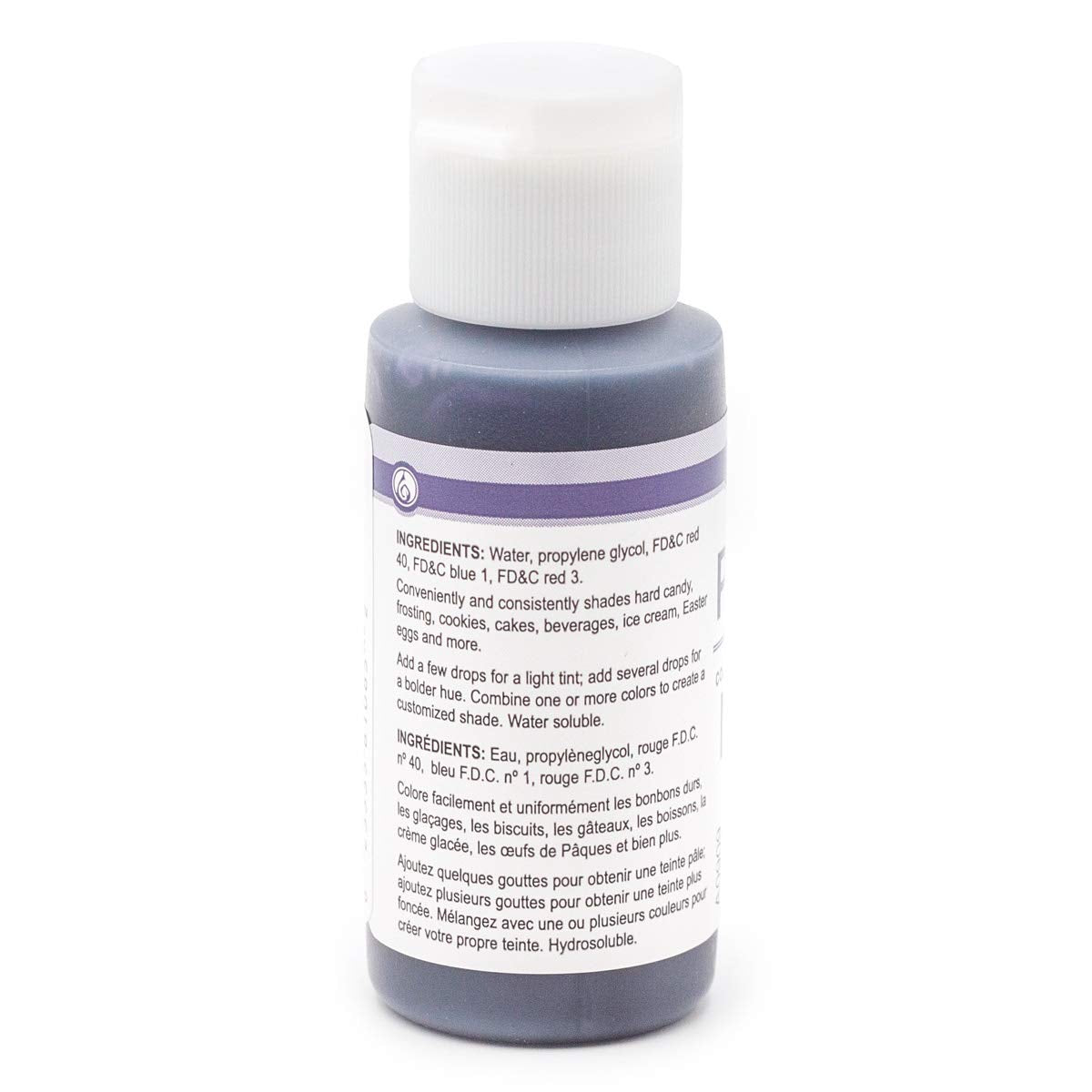 LorAnn Purple Liquid Food Coloring, 1 Ounce Bottle
