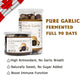 Orgnisulmte Canada Peeled Black Garlic Fermented For 90 Days Peeled Multiple Clove Super Foods, Ready To Eat 7.05 Oz