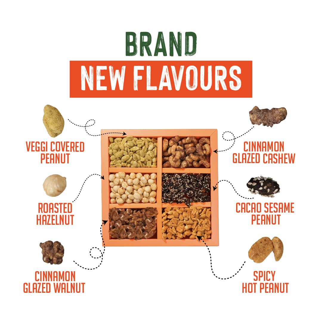 Guru Hunu Healthy Nuts Gift Basket Assorted Food Gift Box - Gourmet Snack Food Box For Christmas, Thanksgiving, Fathers Day, Mot