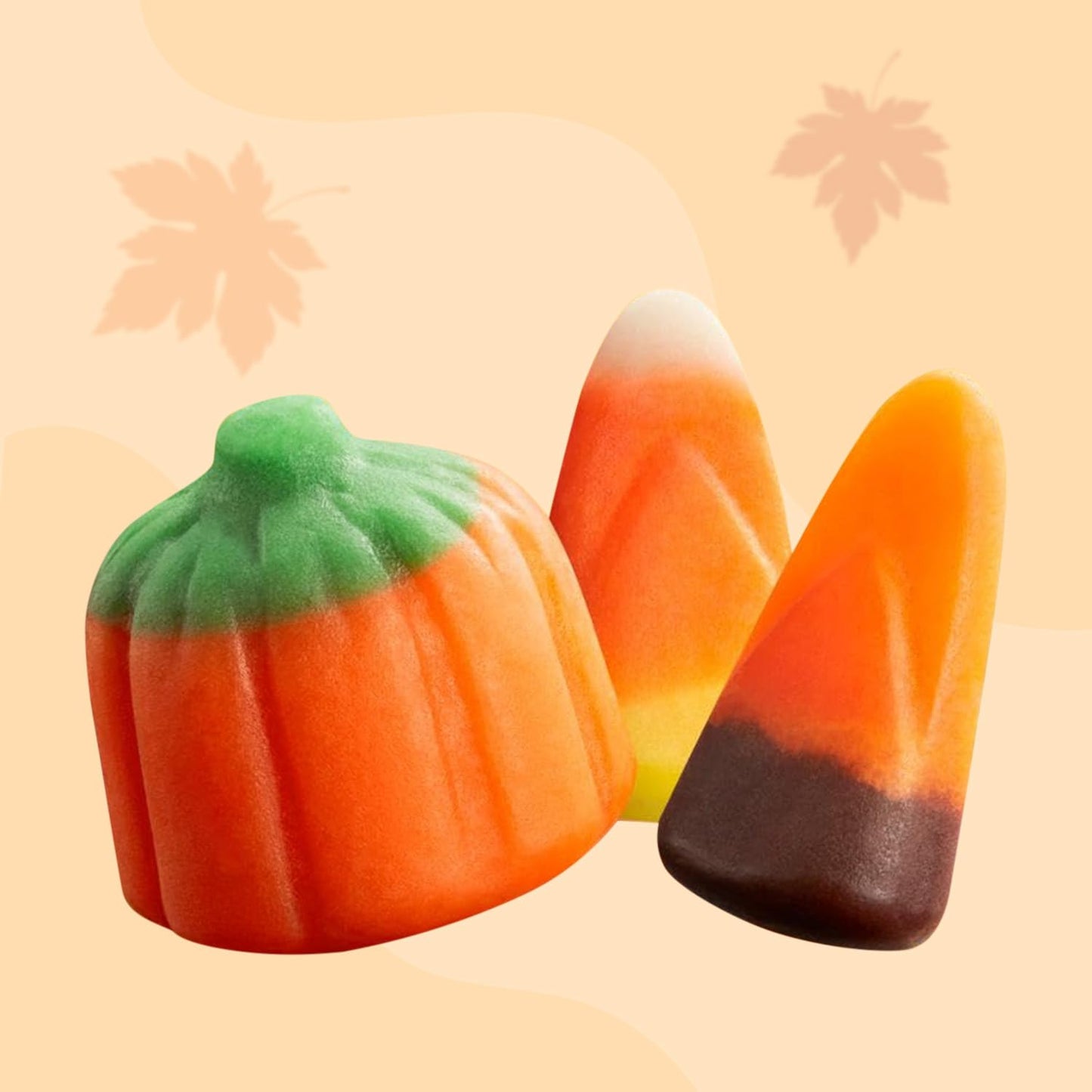 Bulk Autumn Mix Candy 4 Pound Bag - Assorted Fall Flavors  Classic & Harvest Candy Corn  Pumpkin Shaped Halloween Candies Variety For Halloween Parties  Buffets and