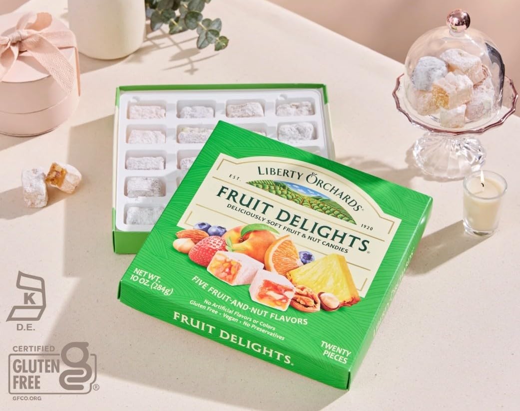 Liberty Orchards Fruit Delights and Dessert Delights, 20 oz. Bundle