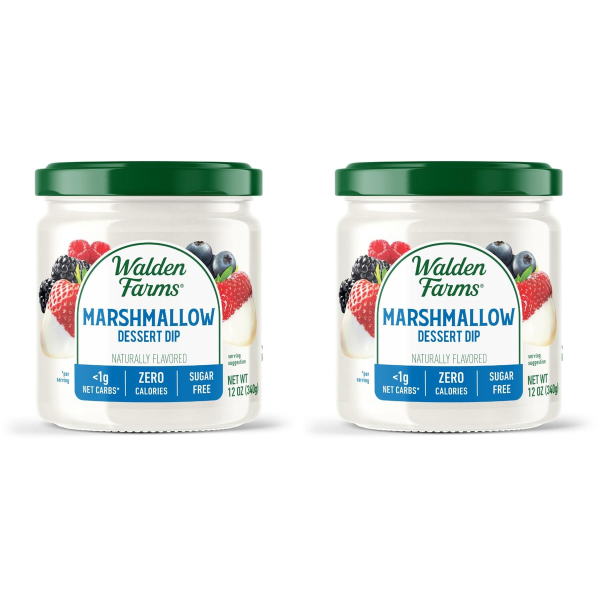 Walden Farms Dessert Dip (12 Fl Oz (Pack of 2), Marshmallow)