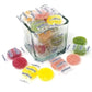 Sun Kist Fruit Gems 1.5-Lbs Klub Bulk Snacks Individually Wrapped- Assorted Flavors Soft Sugar Dusted-Bulk Candy Made With Real