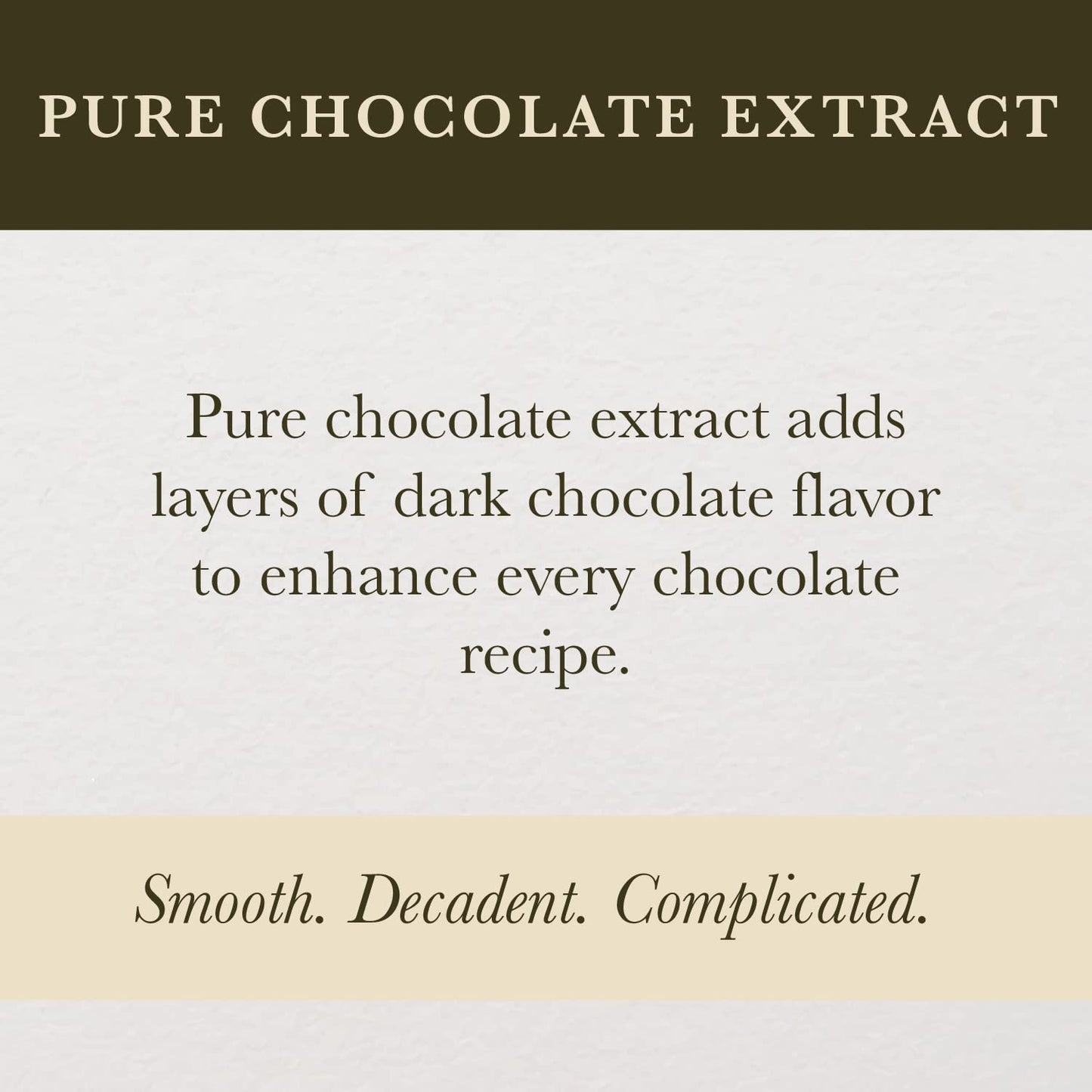 Cook'S Organic Chocolate Extract 4 Oz