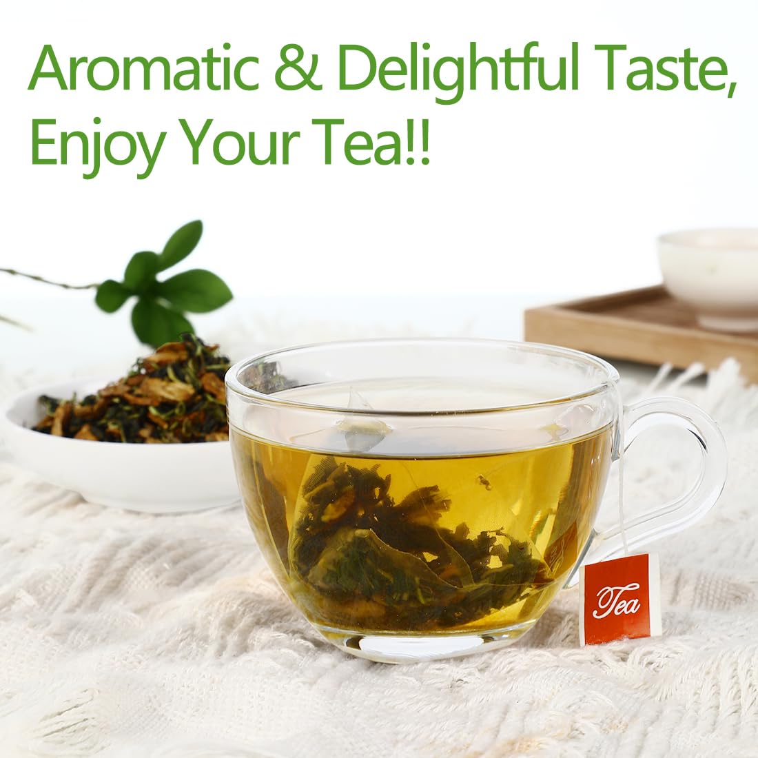 ULTHMOK Dandelion Leaf & Root Tea - 100 Tea Bags, Caffeine Free, Supports Digestion, 7.06 Oz