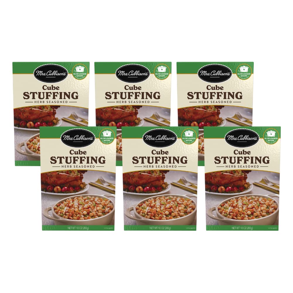Mrs. Cubbisons Herb Seasoned Cube Stuffing (10 Ounce (Pack of 6))