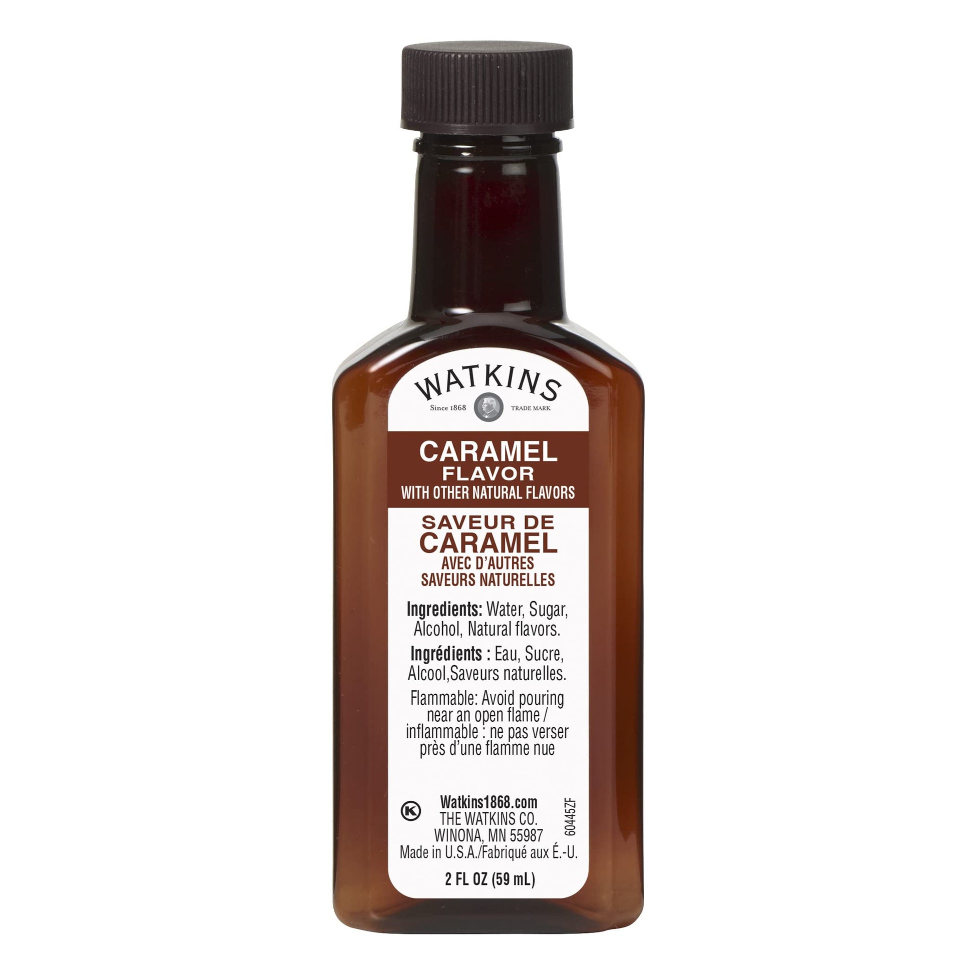 Watkins Caramel Flavoring, Natural Flavors, 2 Fl Oz (Pack of 1), Model 60445