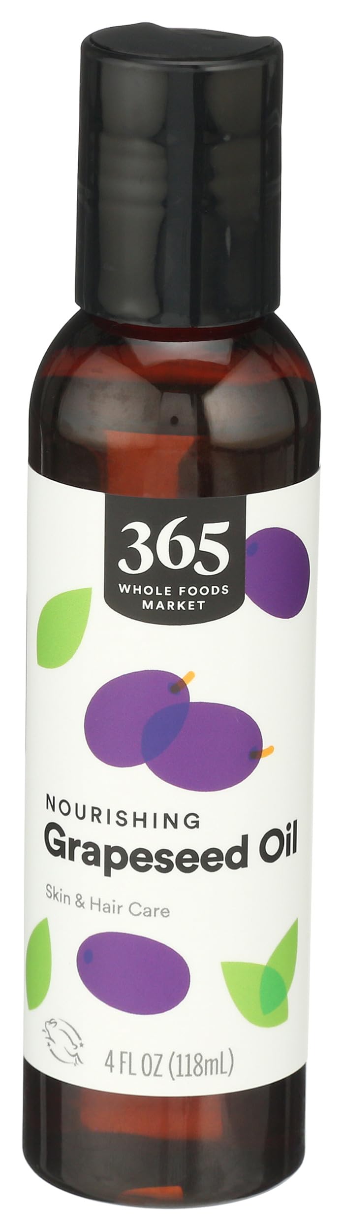 365 by Whole Foods Market, Nourishing Grapeseed Oil, Skin & Hair Care, 4 Fl Oz