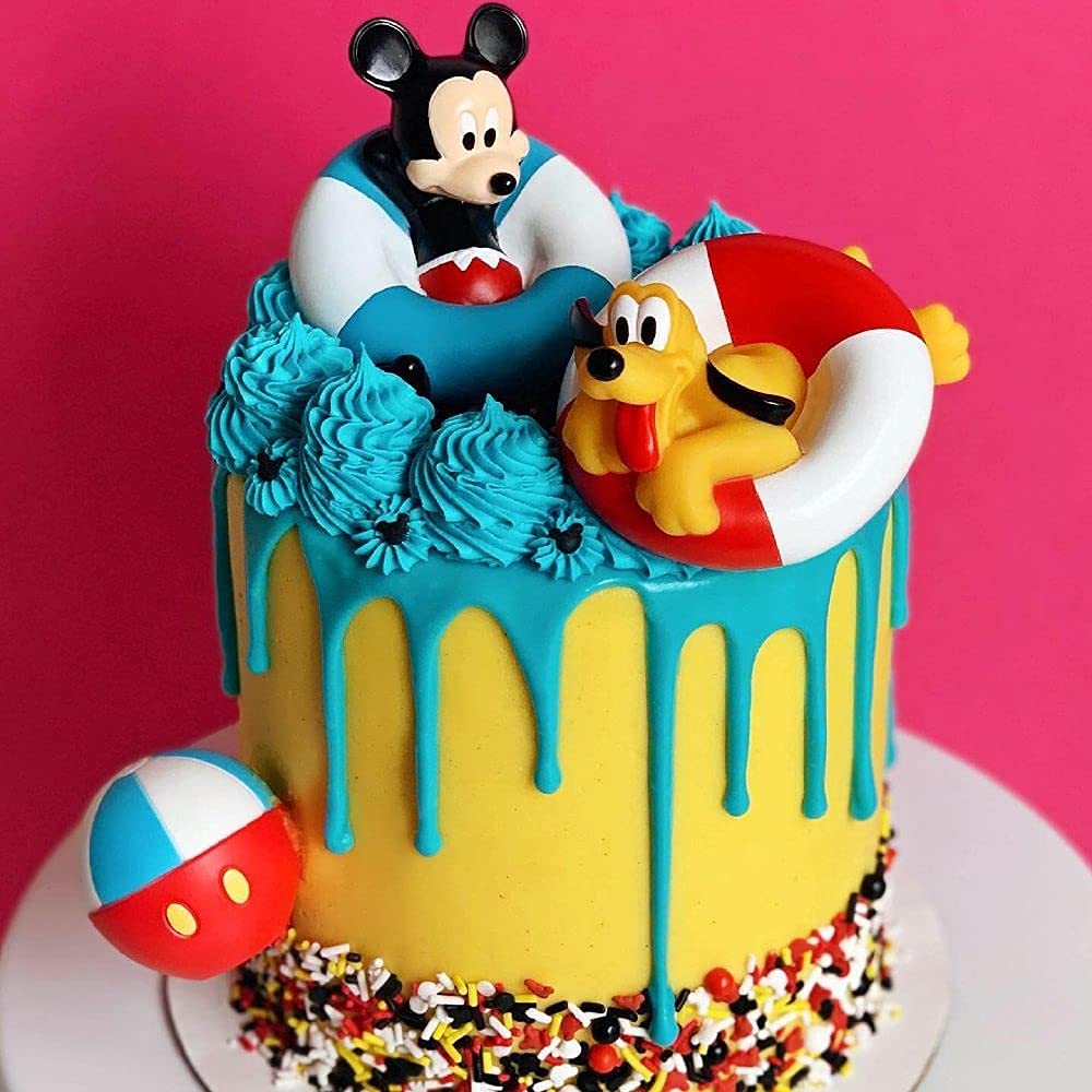 Sweets &   Boutique Mickey Sprinkles - Edible Cake Decoration Toppings, 4 Ounce, Red Black White Yellow, Mouse House
