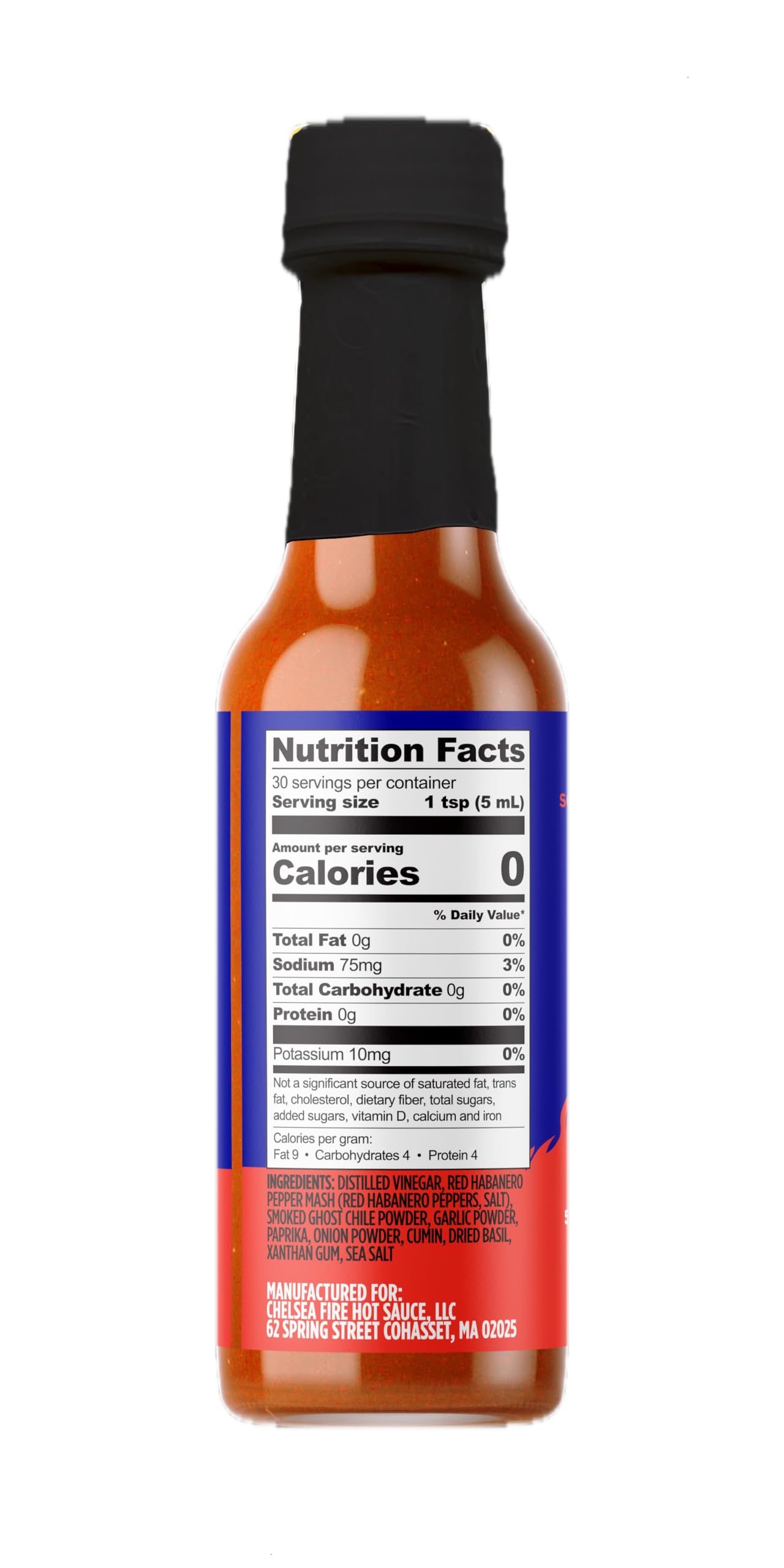 Chelsea Fire Wicked Hot Original Hot Sauce – Sweet And Spicy Tropical Heat, Gourmet Hot Sauce With Fresh Original Flavor – Perfect For Grilling, Marinades, And Dipping – 5 Fl Oz Bottle