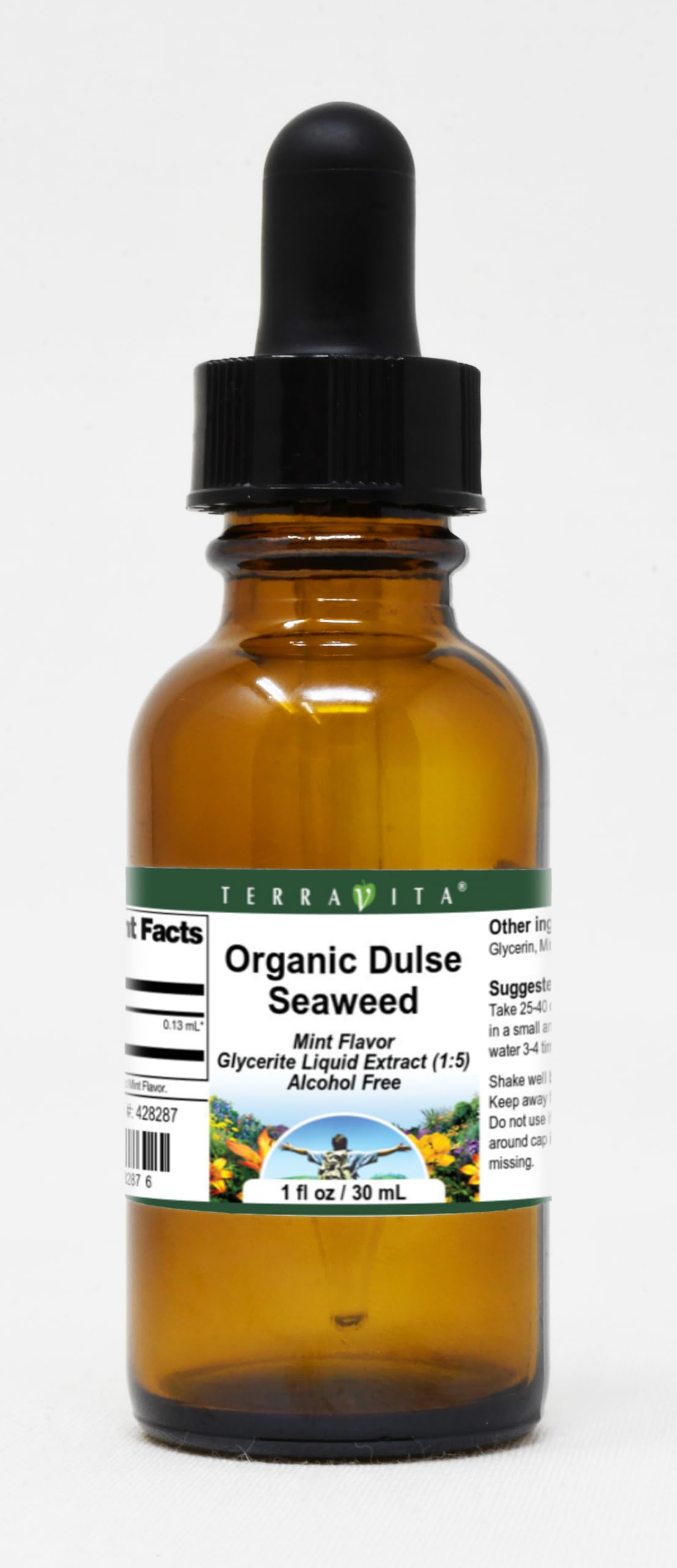Organic Dulse Seaweed - Glycerite Liquid Extract (1:5) - Mint Flavored (1 fl oz, ZIN: 428287) - 2 Pack