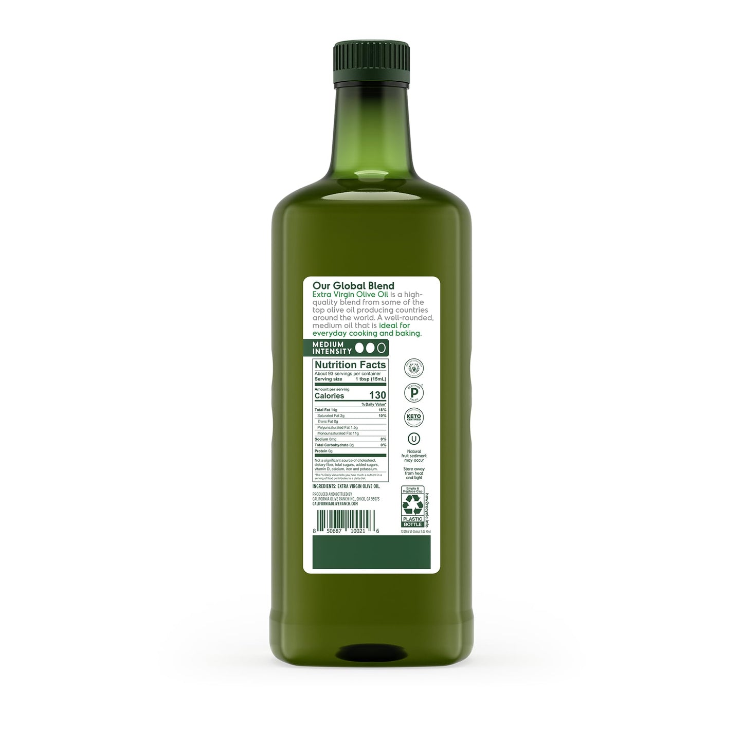California Olive Ranch, Oil Olive Xvrgn Chef Sz, 1.4 Lt, (Pack Of 6)
