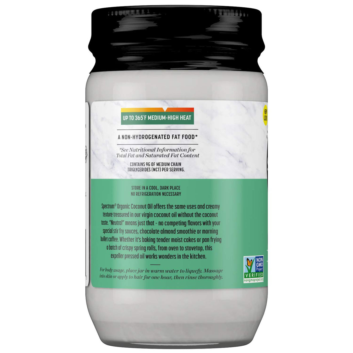 Spectrum Naturals Organic Coconut Oil, 14 Oz (packaging may vary)