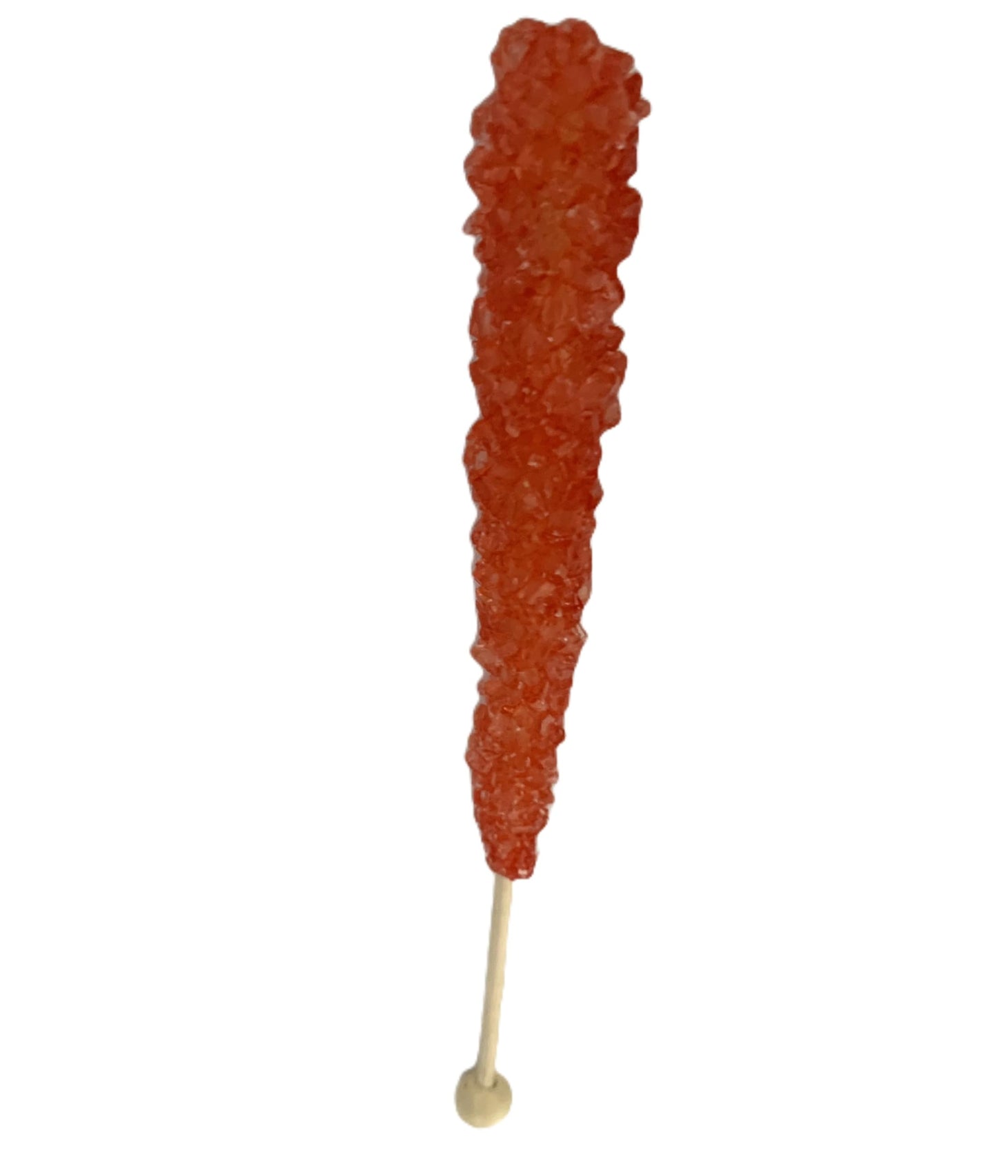 SweetGlob Classic Rock Candy Sticks - Sugar Rock Crystal Lollipops, Individually Wrapped, Pack of 18, Red Strawberry