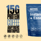 STRONG COFFEE COMPANY  DAYBREAKER  INSTANT CACAO LATTE - 12 Single Serving Packs  15g Protein  Instant Protein Coffee with Collagen  Adaptogens & Nootropics  No Crash  No Jitters