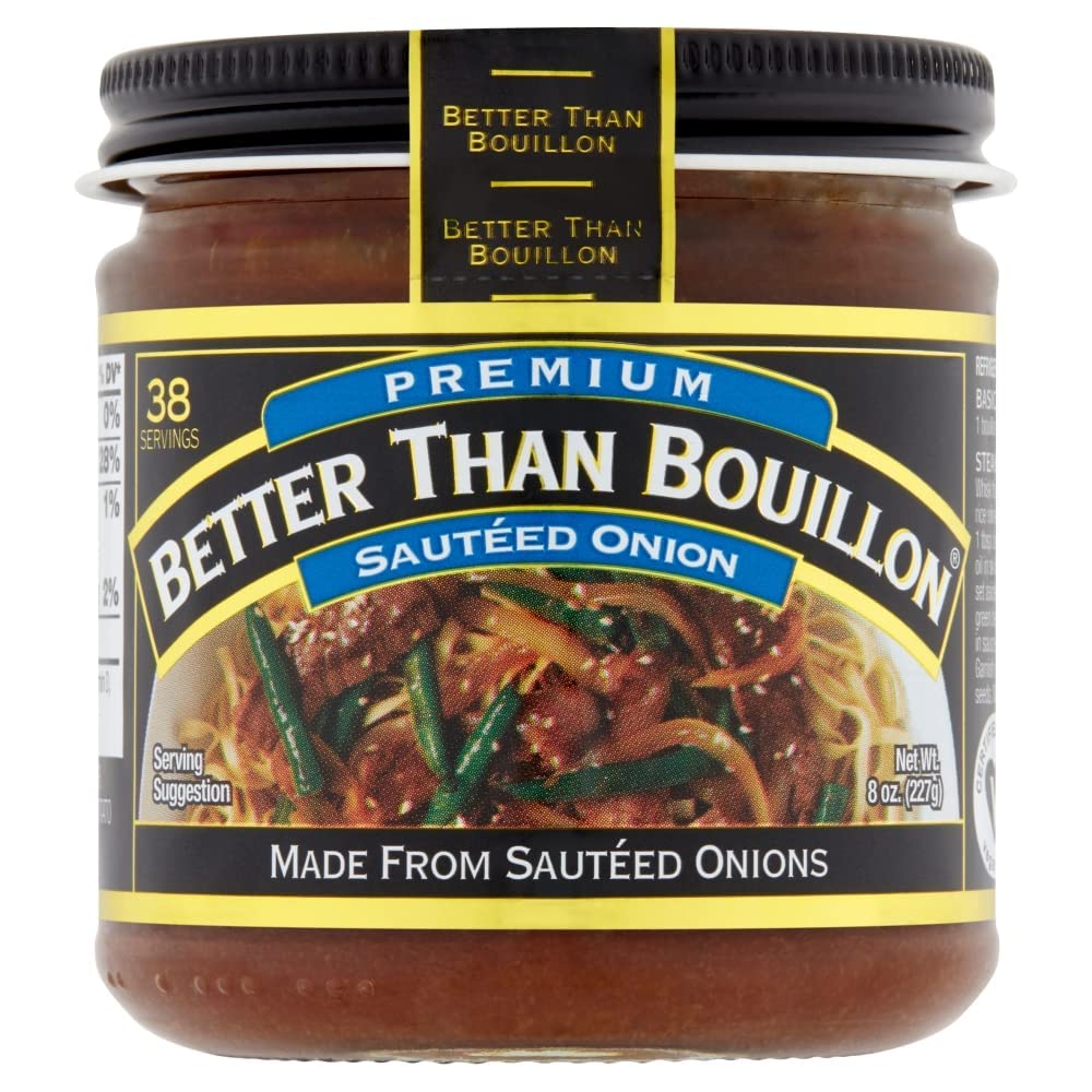 Better Than Bouillon Sauteed Onion Base, 8 Ounce (Pack of 6), Blendable Flavor Enhancer