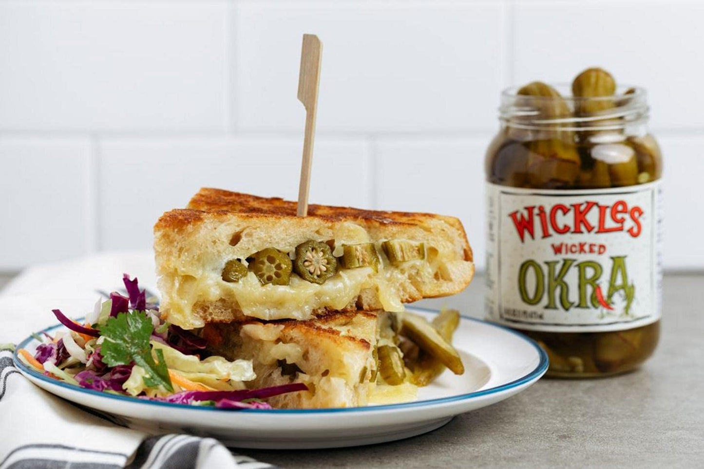 Wickles Wicked Okra Pickled - 16 Oz