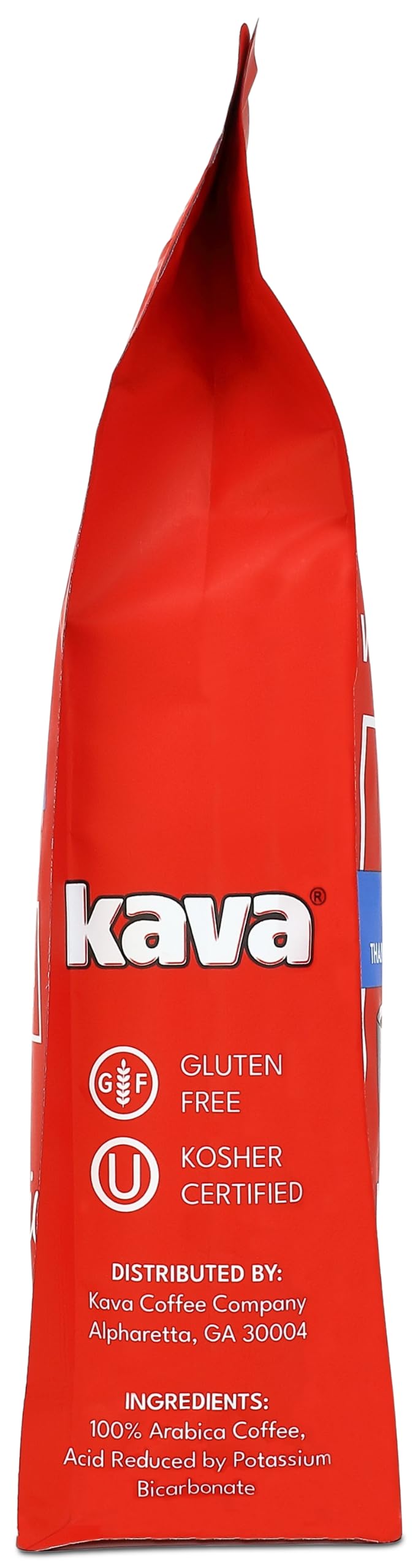Kava Low Acid Neutralized Ground Coffee - Medium Roast Arabica, Smooth Flavor, 12 Ounce Bag (Pack of 1)