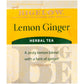 Bigelow Lemon Ginger Herbal Tea Bags 28-Count Box (Pack Of 1) Lemon Ginger Tea Bags Herbal Tea All Natural Gluten Free
