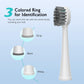 Replacement Brush Heads For ???????????????? ??????????-???????????? Flossing Toothbrush With Cover, Compact, 3 Count White, Har