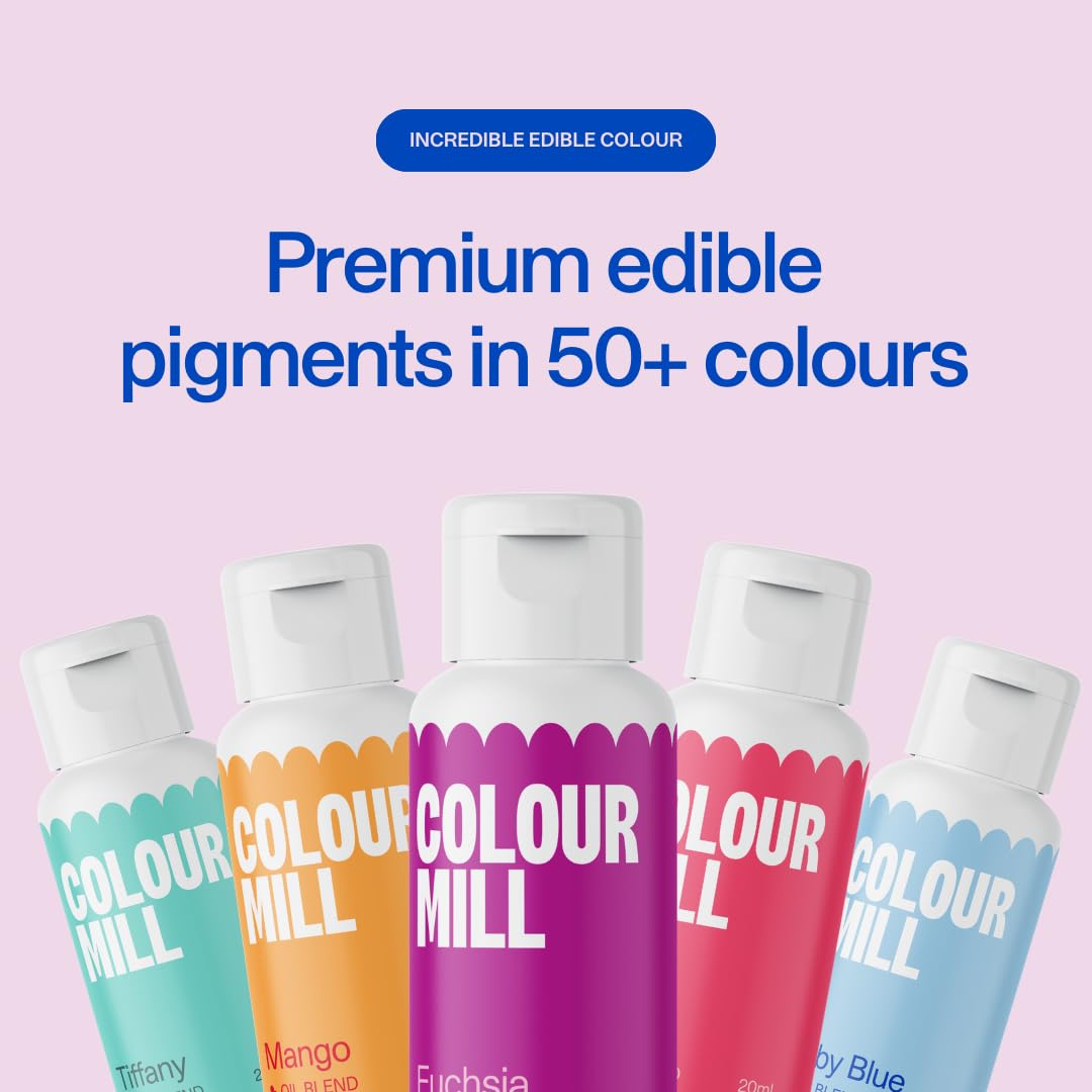 Colour Mill Oil-Based Food Coloring, 100 Milliliters Red
