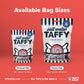 Taffy Shop North Shore, Fruit Punch Salt Water Taffy - Gourmet Soft Chewy Candy, Bulk Sweet Snack, Fresh Gift & Gluten-Free, 140