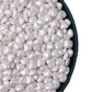 White Sprinkles,Heart-Shaped Cake Sprinkles 130G 4.6Oz Cookie Sprinkles,Sugar Pearl, Edible Candy Pearls For Cake Cupcake Decora
