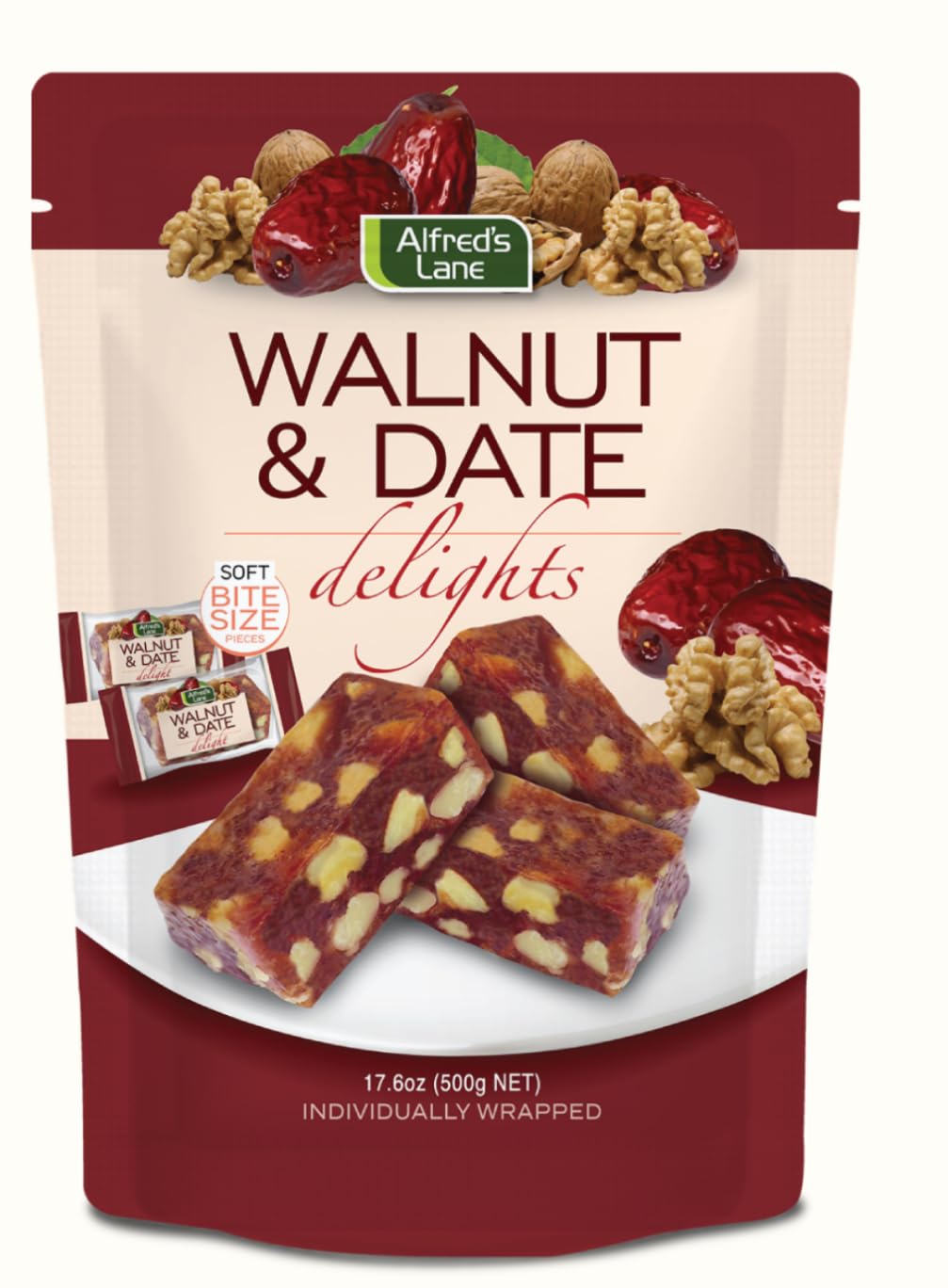 HealthEmpire Alfred's Lane Walnut & Date Delights 17.6 Ounce (pack of 1)