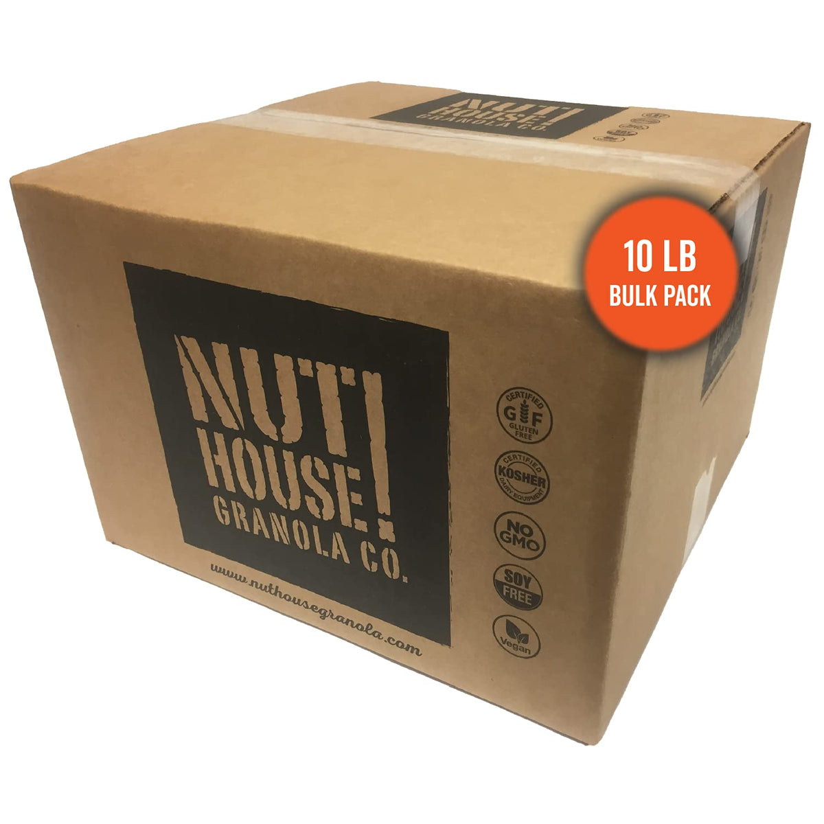 Nuthouse! Granola Company - Premium Apple-Cranberry Granola | Certified Gluten-Free, Non-Gmo, Kosher | Vegan, Soy-Free | 10 Lb.