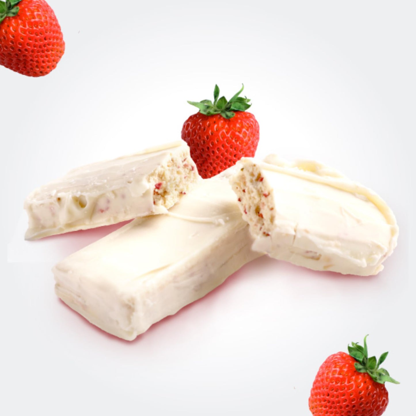 Nutmeg State Nutrition - High Protein Bars, Gluten Free, Low Calorie, Ideal Protein Compatible, 7 Servings Per Box (Strawberry Cheesecake)