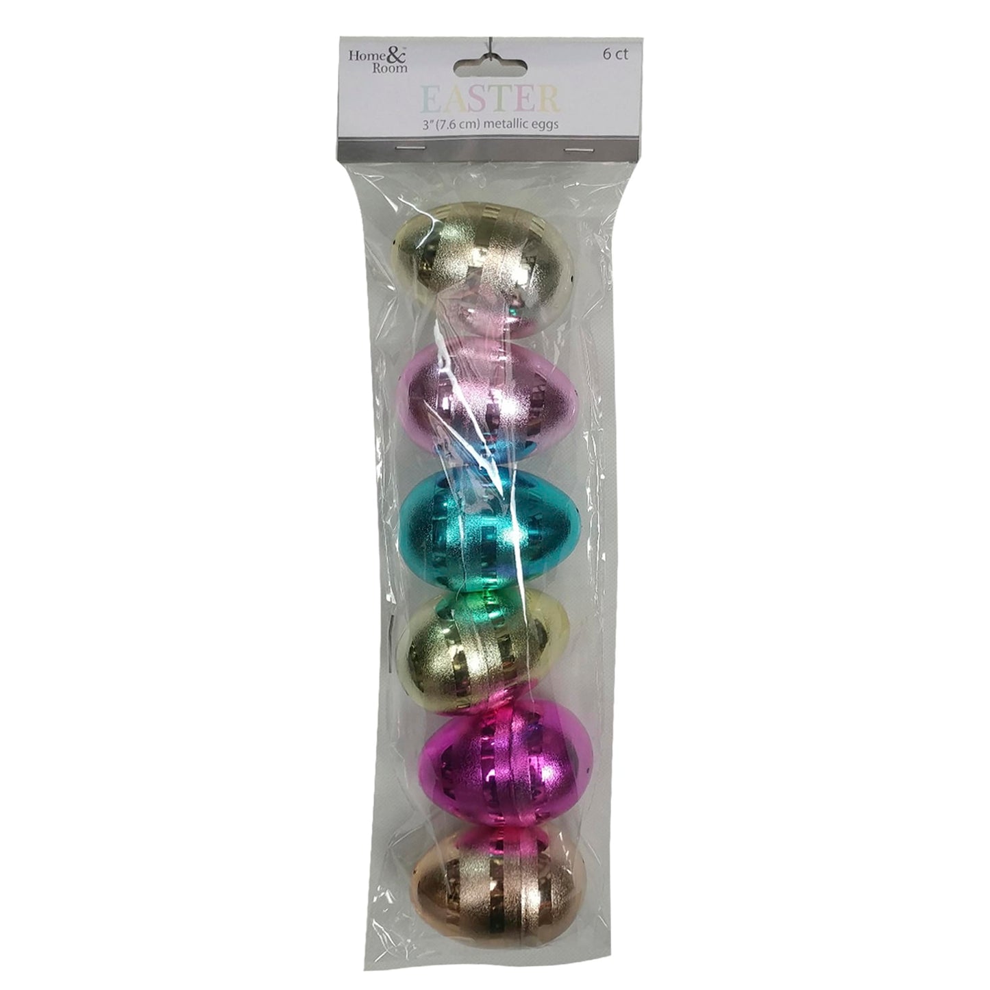 Brite Star 6 Ct 3 In Easter Iridescent Multi-Color Eggs