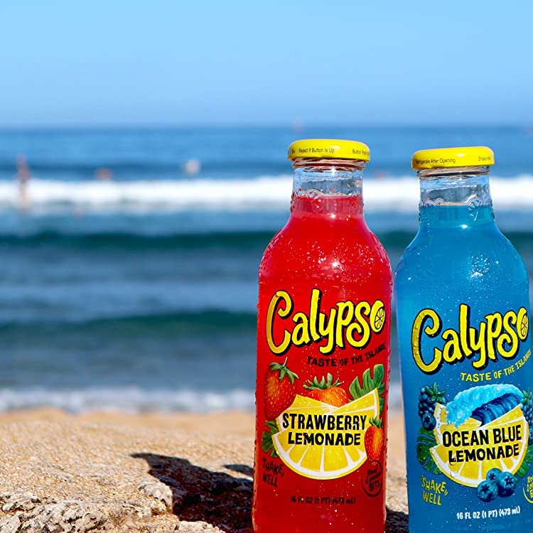 ADVENTURE BOX Calypso Lemonades 8 Flavor Variety, 16 Fl Oz (Pack of 8)