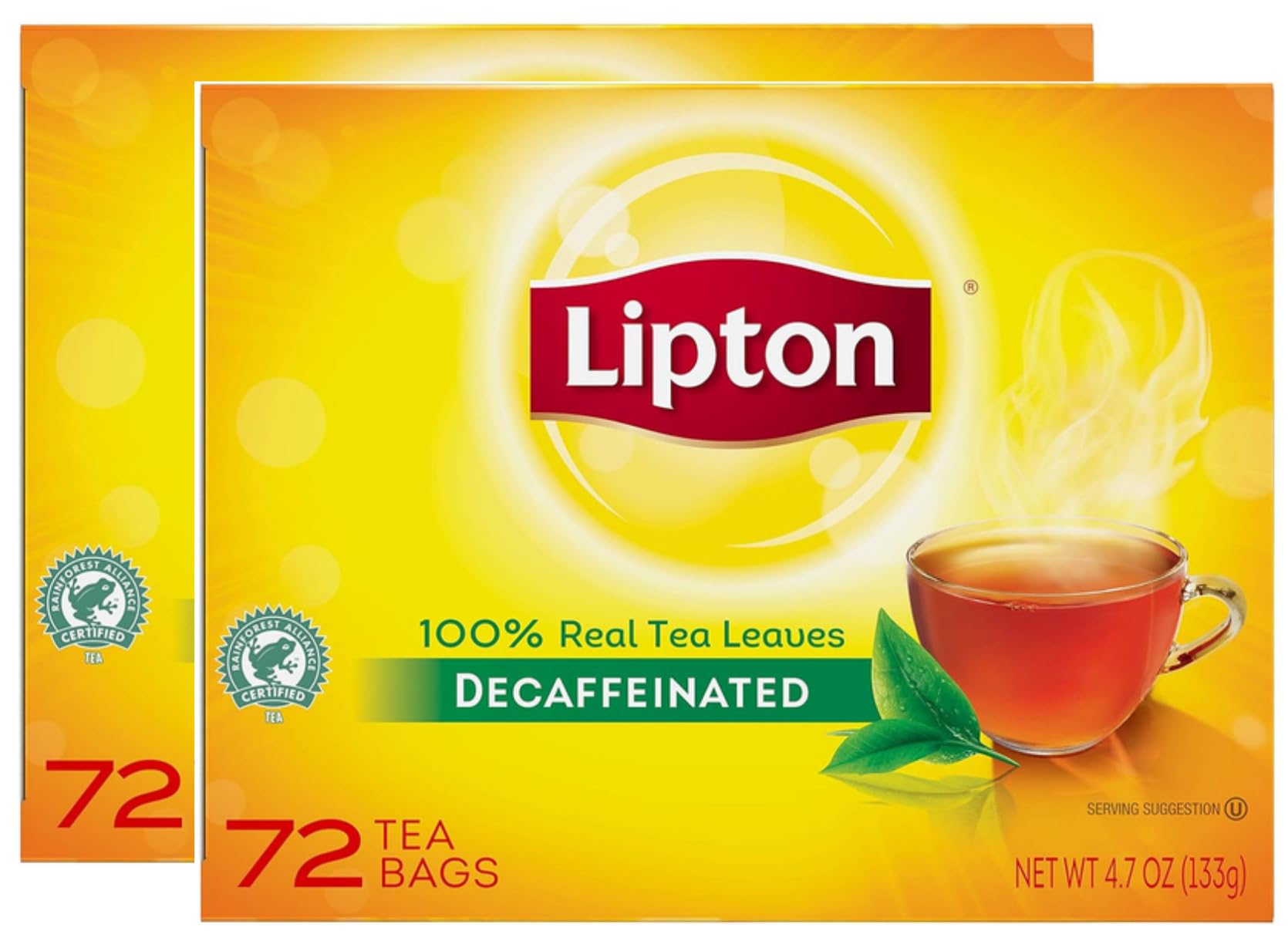 Lipton Decaffeinated Tea Bags, 75 Count (Pack of 2), Model 84154495