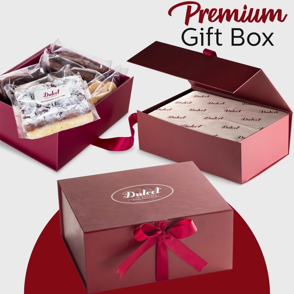 Dulcet Gift Baskets Sumptuous Bakery Sampler of Sweets Gift Box including a Chocolate Cake Great Gift for Holidays, Corporate Gi