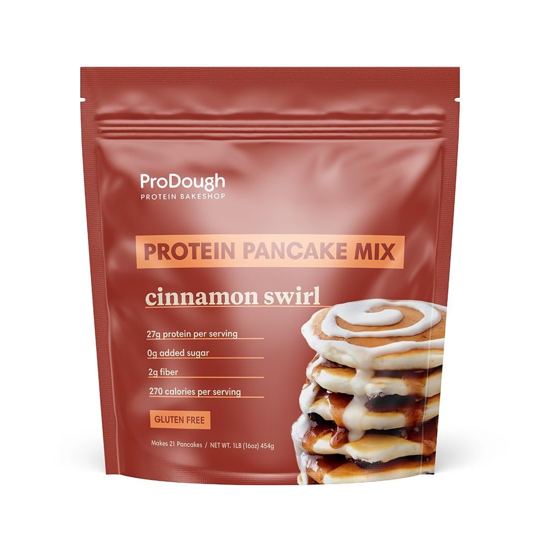 ProDough Buttermilk Pancake and Waffle Mix - Gluten Free, Low Carb, High Protein - 16 Ounce