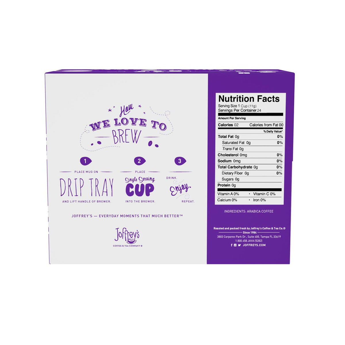 Joffrey'S Coffee - Winter Wonderland, Flavored Coffee, Artisan Medium Roast, White Chocolate, Coconut, Caramel, & Almond Flavor,