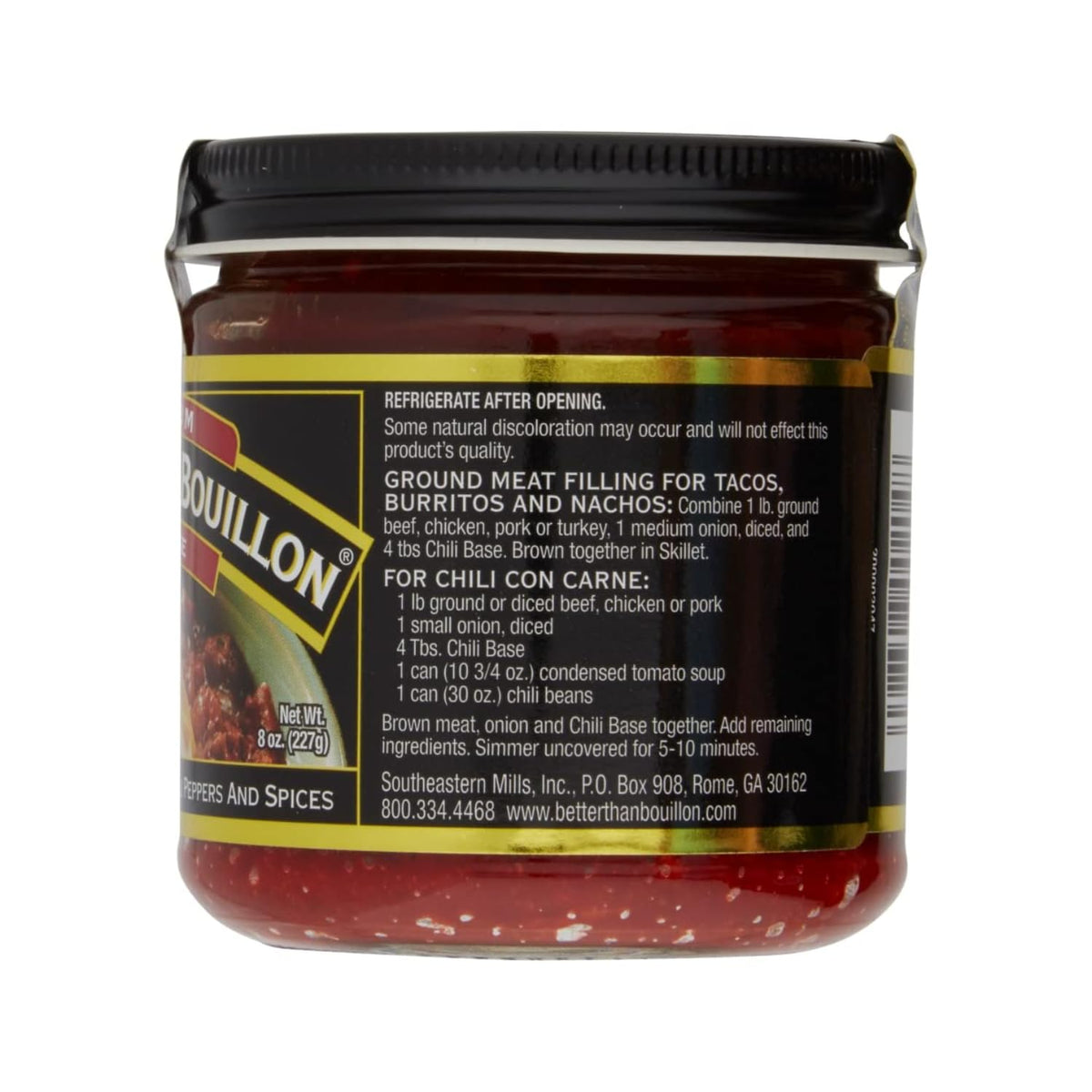 Better Than Bouillon Chili Base, Blendable Flavor, 8-Ounce Jar, Pack of 2
