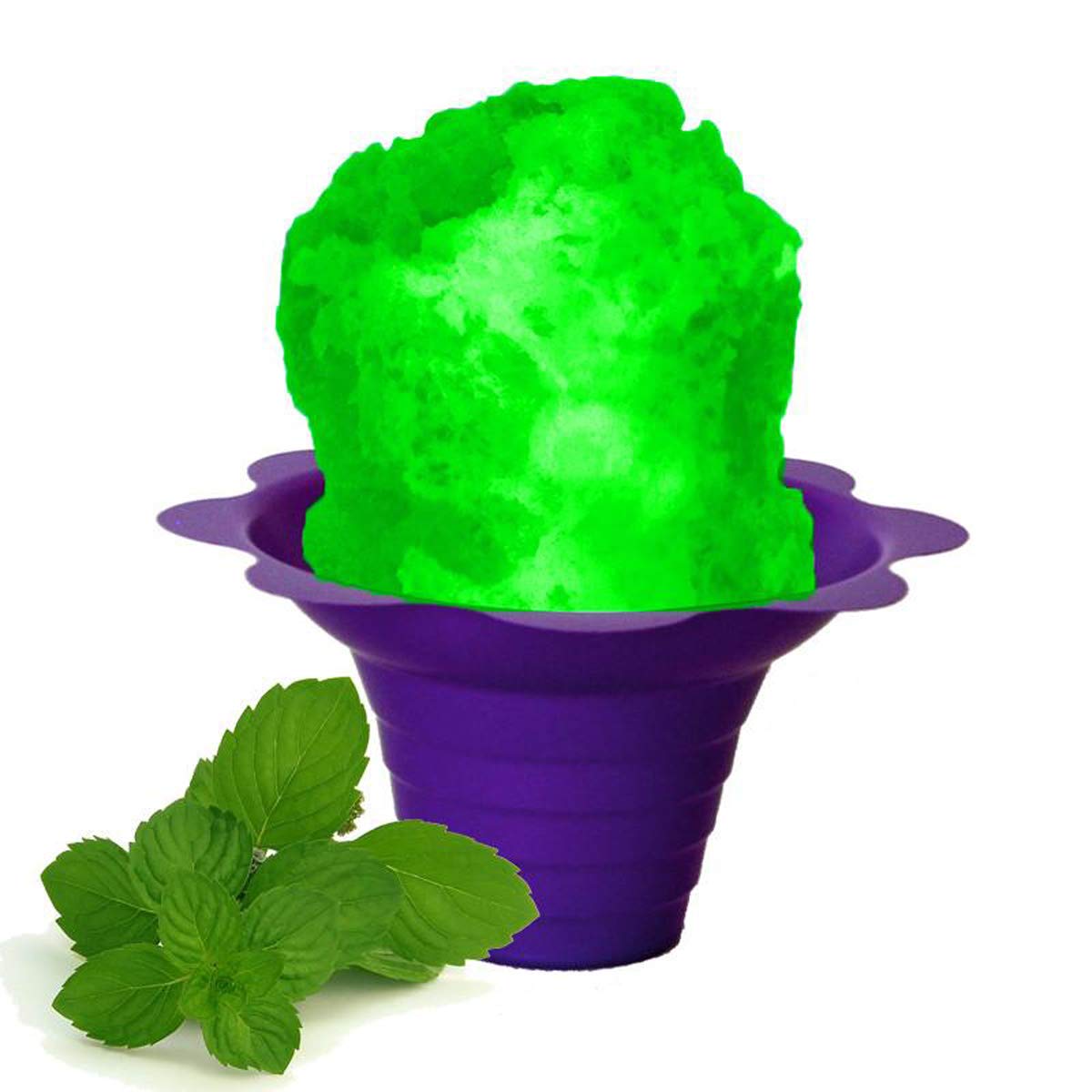Hypothermias Spearmint Ready To Use Gallon (128 Fl. Oz) Hawaiian Snow Cone Flavors Syrup - Shaved Ice, 100% Pure Cane Sugar