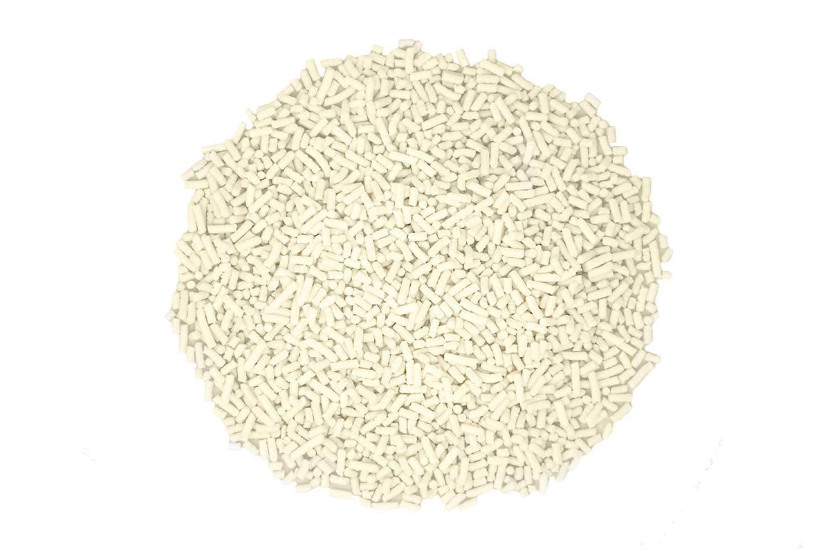 Mystic Sprinkles Solid Color Jimmy Sprinkles (Wonderfully White Jimmies 3Oz)